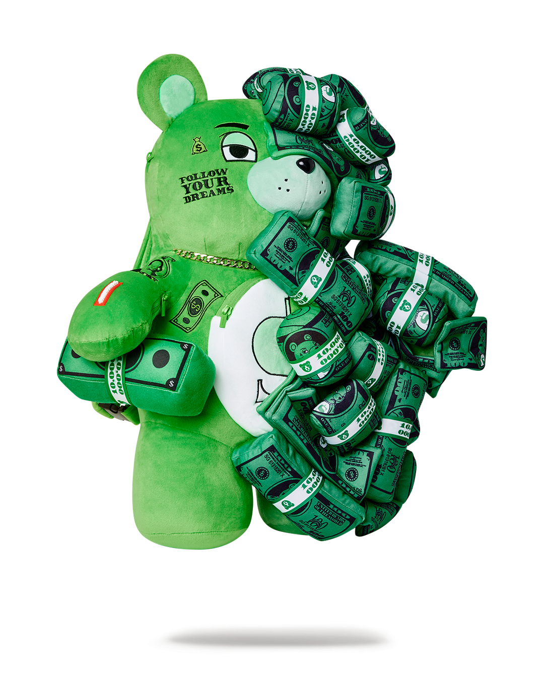 MONEYBEAR ZILLIONS TEDDYBEAR BACKPACK